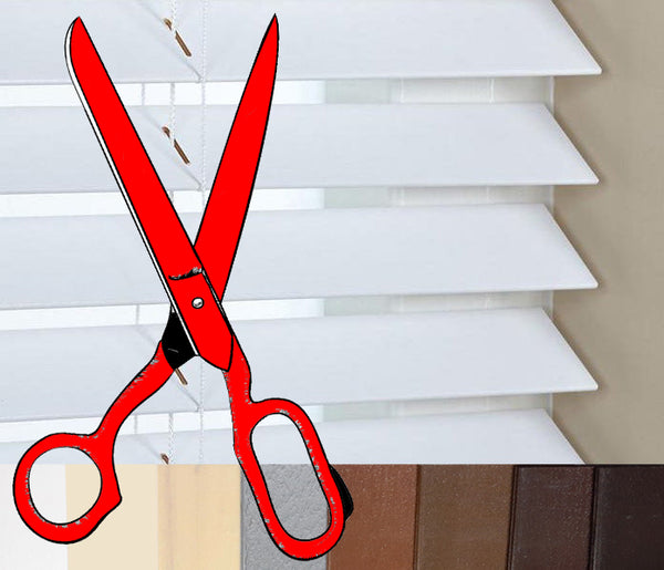 Cut-to-Size PVC Wooden Style Blind - 50mm