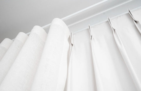 Double Wave Track + Standard Curtain Rail