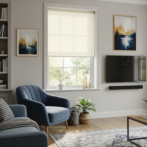 Motorised Roller Blinds, Cut to Size, Semi Blockout