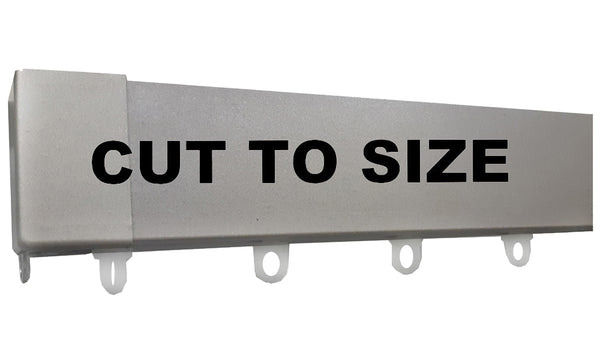 Cut-to-Size Linear Wave Curtain Rod Rail System