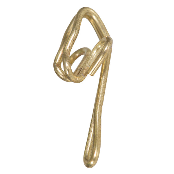 R7 Brass Curtain Hooks, Pack x 200 Curtain Hardware & Blinds Co.