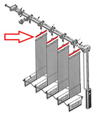Slatholder for Vertical Blind