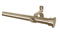 On a Budget Single 25mm Antique Brass Curtain Rod