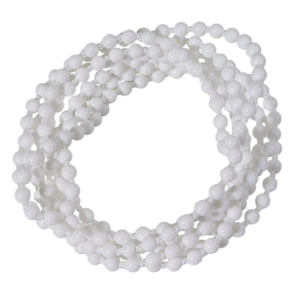 Blind PVC Ball Chain, White
