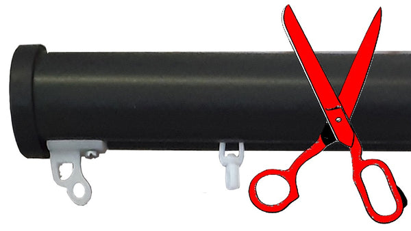 Cut-to-Size Combo Curtain Rod Rail System