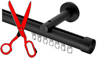 Cut-to-Size Channel Rod, 28mm Black