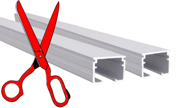 Double Curtain Rail, Heavy Duty, Cut-to-Size