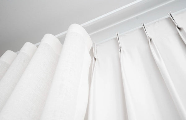 Double Wave Track + Standard Curtain Rail