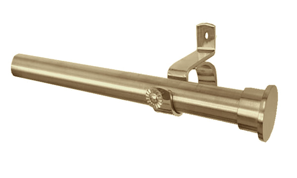 Single Curtain Rod, 25mm Champagne 