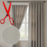 Cut to Size Taped Top Block out Curtains 