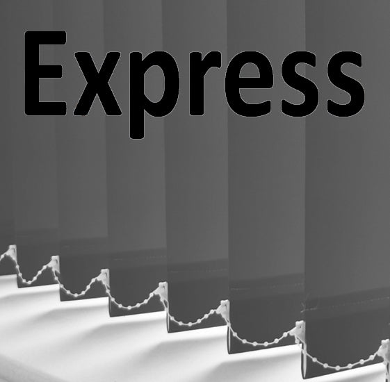 Express Vertical Blinds CuttoSize, Semi Blockout Curtain Hardware