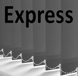 Express Vertical Blinds, Cut-to-Size Blockout