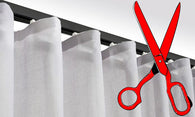 Sheer Wave Curtains, Cut to Size