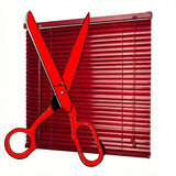 Custom cut-to-size 25mm Aluminium Venetian Blind manufactured by Curtain Hardware and Blinds Company