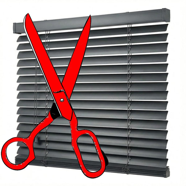 Custom cut-to-size 50mm Aluminium Venetian Blind manufactured by Curzon Curtain Hardware and Blinds Company