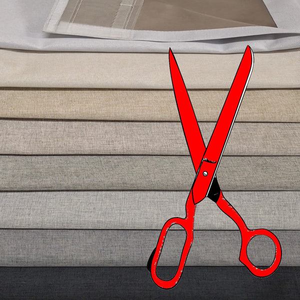 Self Lined Blockout Woven Pocket Curtains, Custom Cut to Size factory direct Curtain Hardware and Blinds Company