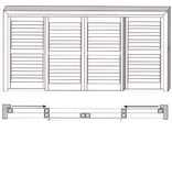 600 x 600 Shutters Factory Direct, Measure, Make-Up, Install