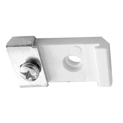 Single Heavy Duty White Curtain Rail Ceiling Bracket Factory Direct Curtain Hardware and Blinds Company