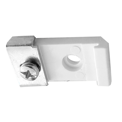 Single Heavy Duty White Curtain Rail Ceiling Bracket Factory Direct Curtain Hardware and Blinds Company