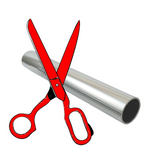 Curtain Rod, Genuine Stainless Steel, Cut-to-Size by Curtain Hardware and Blinds Company