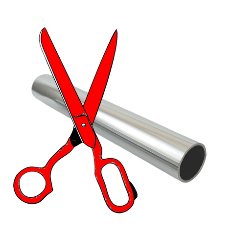 Curtain Rod, Genuine Stainless Steel, Cut-to-Size by Curtain Hardware and Blinds Company