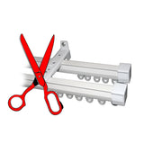 Custom cut to size Double Curtain Track manufactured by Curtain Hardware and Blinds Company