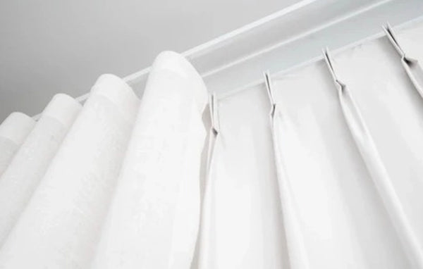 Double wave and standard curtain rail manufactured by Curtain Hardware and Blinds Company