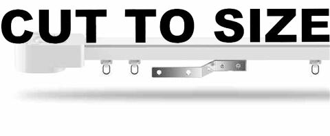 A motorised wave curtain rail cut-to-size factory direct Curtain Hardware and Blinds Company