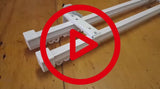 Double Curtain Rails, Medium Duty
