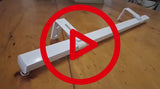 Curtain Rail, Heavy Duty  - Two Wheel Runners