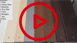 Express Wood Style PVC Blind, Cut-to-Size 50mm