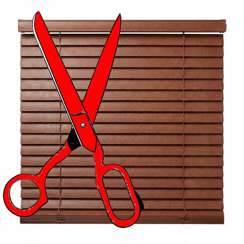 Custom cut-to-size 50mm Faux Wood PVC Venetian Blind manufactured by Curzon Curtain Hardware and Blinds Company