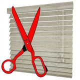 Manufactured 50mm Wood Illusion PVC Venetian Bilnd, Cut to Size by Curtain Hardware and Blinds Company