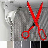 Manufactured Sheer Roller Blinds and cut-to-size factory direct Curtain Hardware & Blinds Company