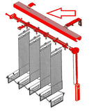 Vertical Blind Headrail factory direct Curtain Hardware and Blinds Company