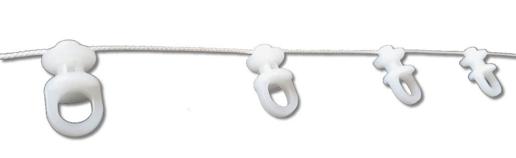 String Track In House 6cm String Runner for S-Fold Curtain Tracks - Replacement Smooth Glide ...