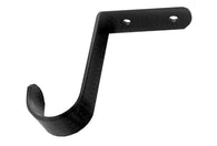 25mm Dia Curtain Rod Ceiling Bracket, Black