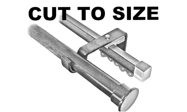 Cut-to-Size 25mm Stainless Eyelet Rod & Curtain Rail, 1.0m-6.0m Lengths