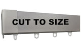 Cut-to-Size Linear Curtain Rod Rail System, Regular Curtains