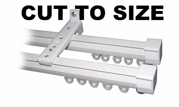 Double Curtain Tracks, Cut to Size