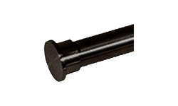 Black End Cap 25mm factory direct curtain hardware and blinds company