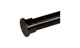 Black End Cap 25mm factory direct curtain hardware and blinds company